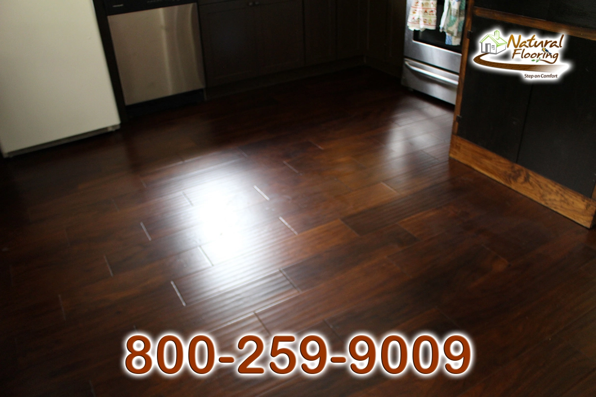 Burnished Brown Acacia Wood Floor