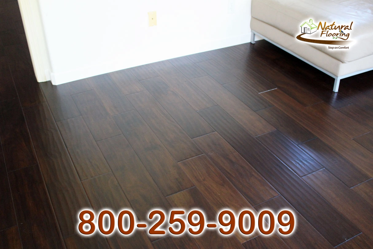 Burnished Brown Acacia Wood Floor