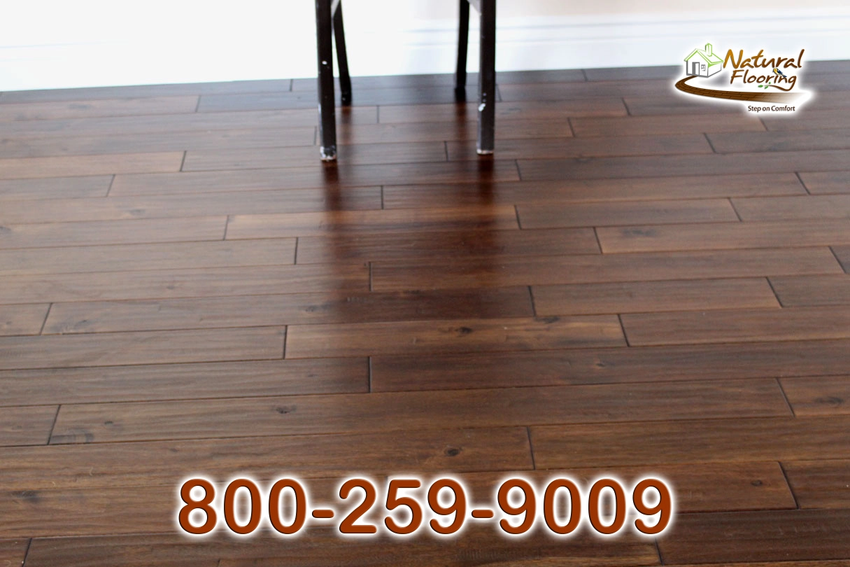 Acacia Exotic Walnut Wood Floor, Handscraped