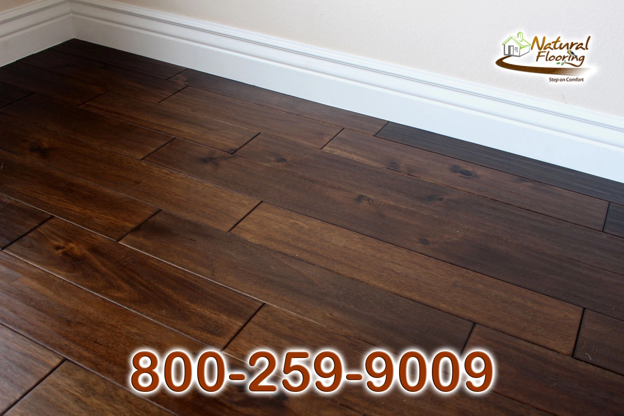 Acacia Exotic Walnut Wood Floor, Handscraped