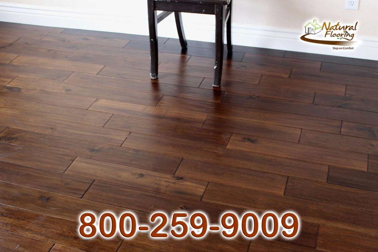 Acacia Exotic Walnut Wood Floor, Handscraped