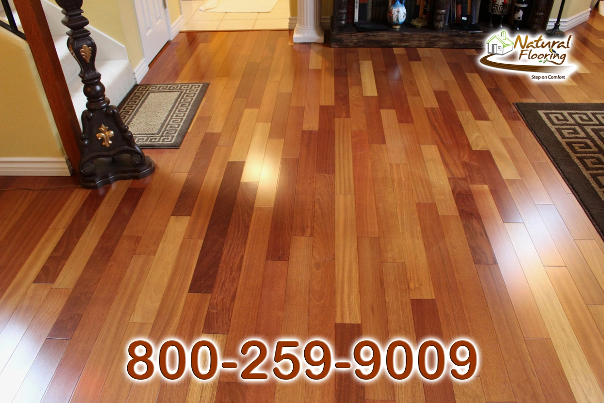 Natural Brazilian Cherry Wood Floor