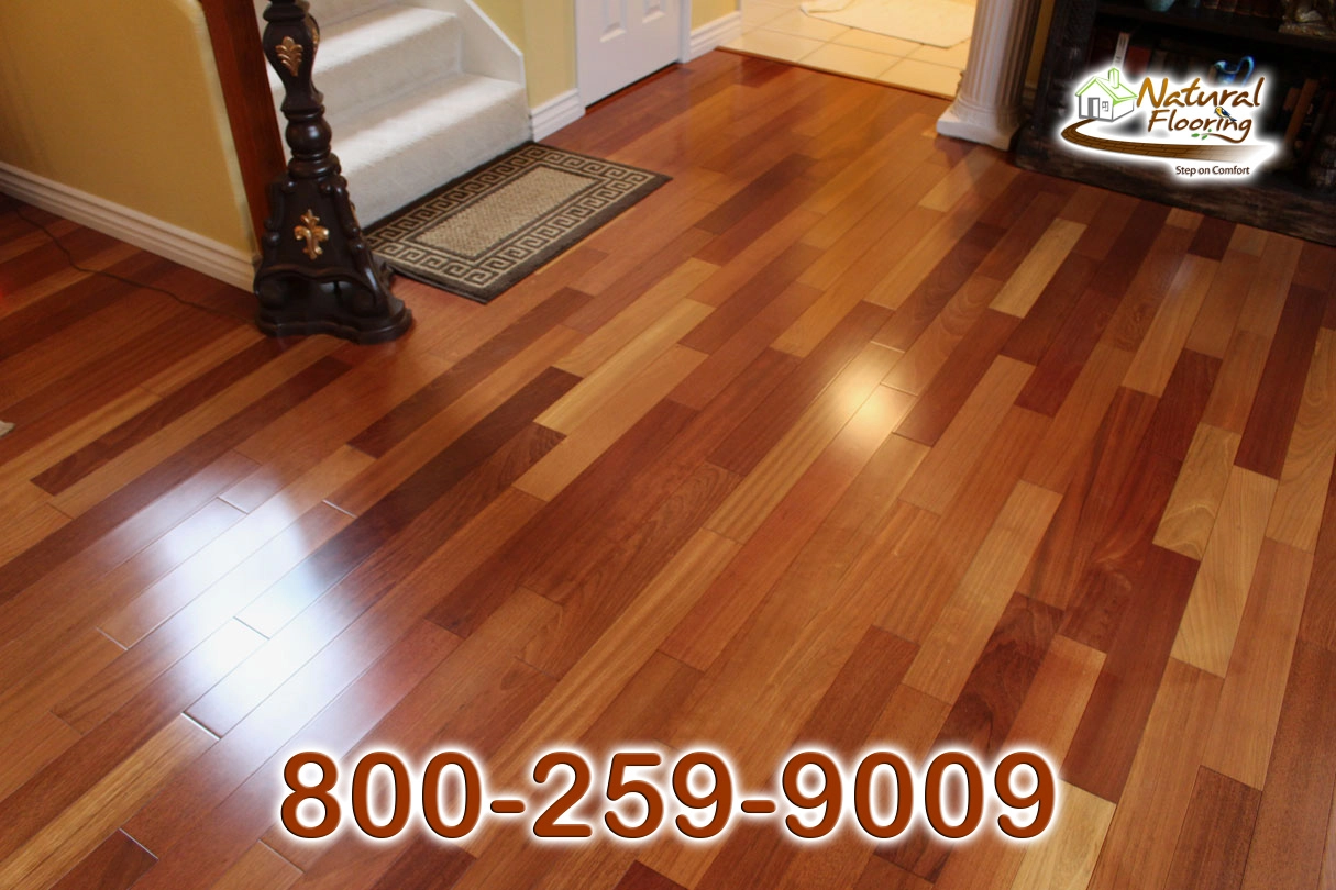 Natural Brazilian Cherry Wood Floor