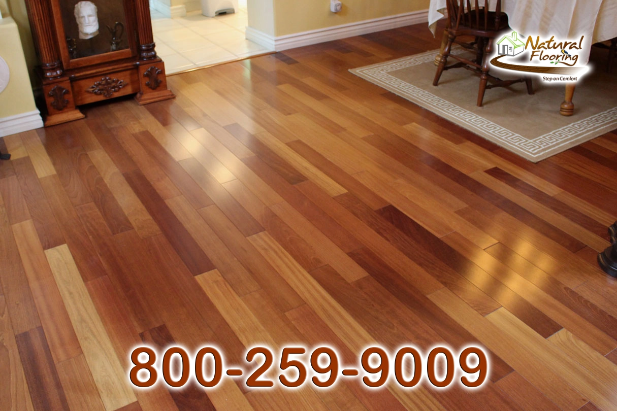 Natural Brazilian Cherry Wood Floor