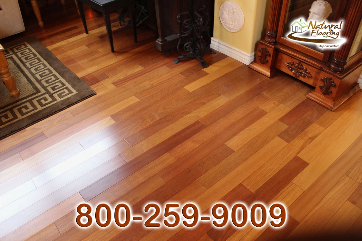 Natural Brazilian Cherry Wood Floor