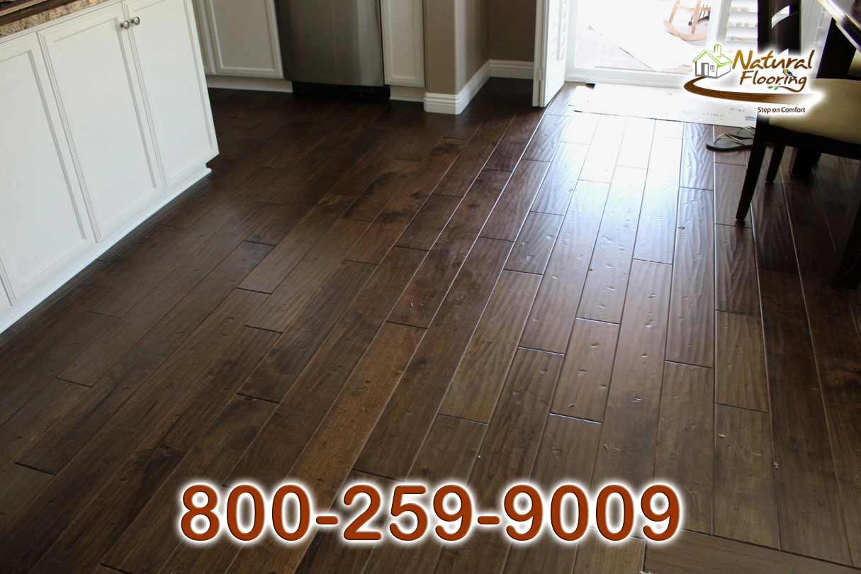 Truffle Hevea Wood Floor