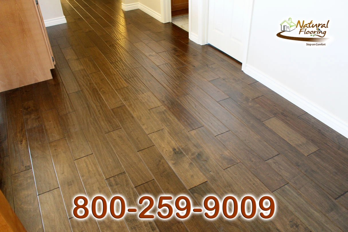 Truffle Hevea Wood Floor