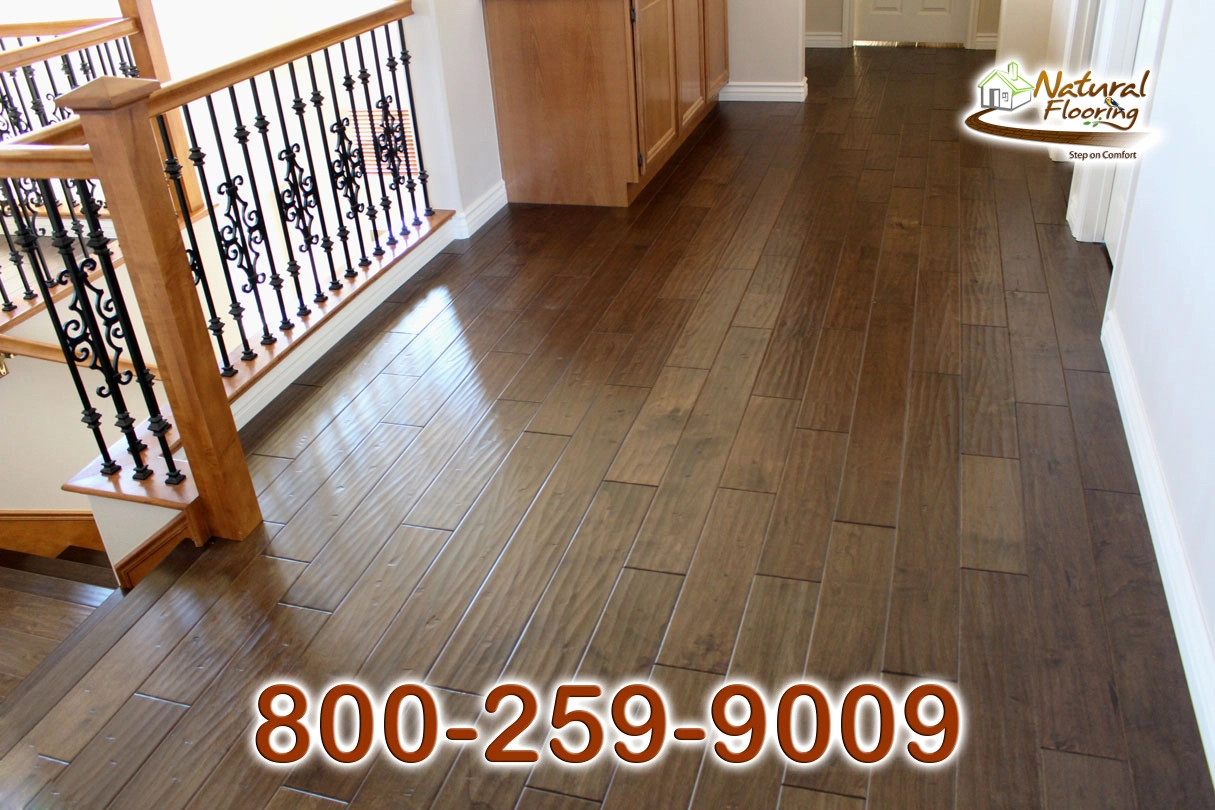 Truffle Hevea Wood Floor