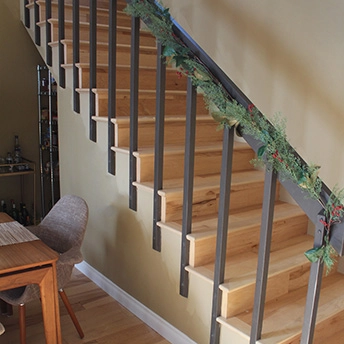 Hickory Beaufort Wood Stairs Garrison 1