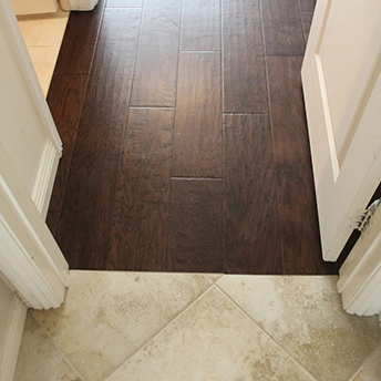 Hickory Dark Brown Wood Floor Artisan 2