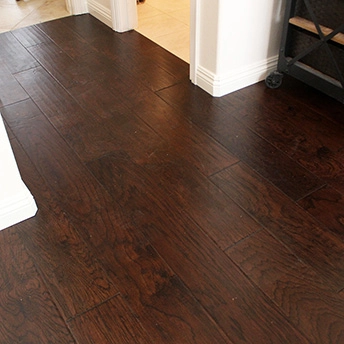 Hickory Dark Brown Wood Floor Artisan 3