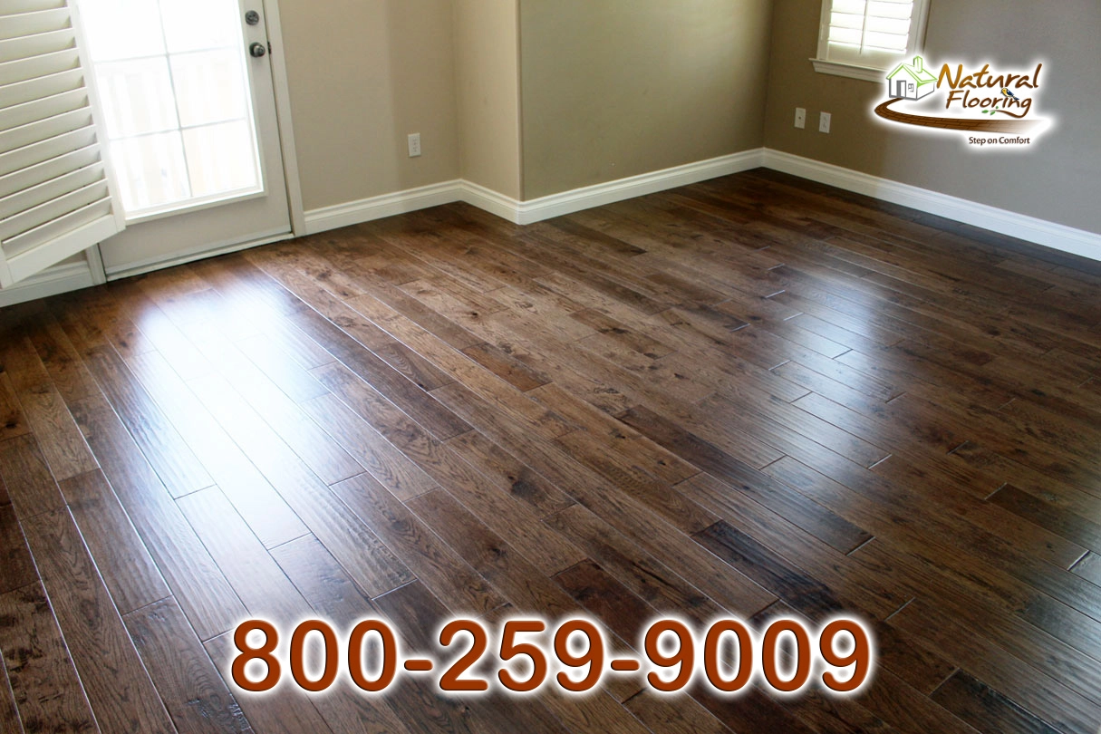 Gunstock Brown Hickory Wood Floor