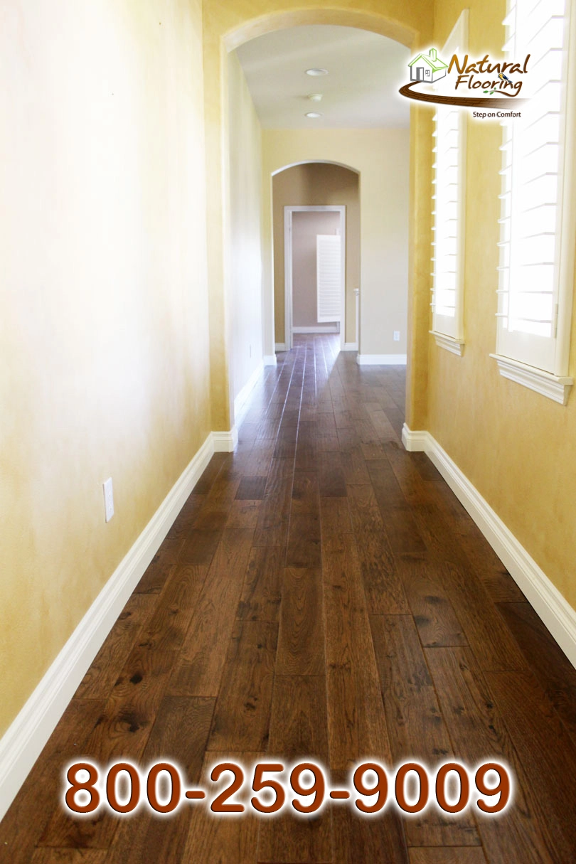 Gunstock Brown Hickory Wood Floor