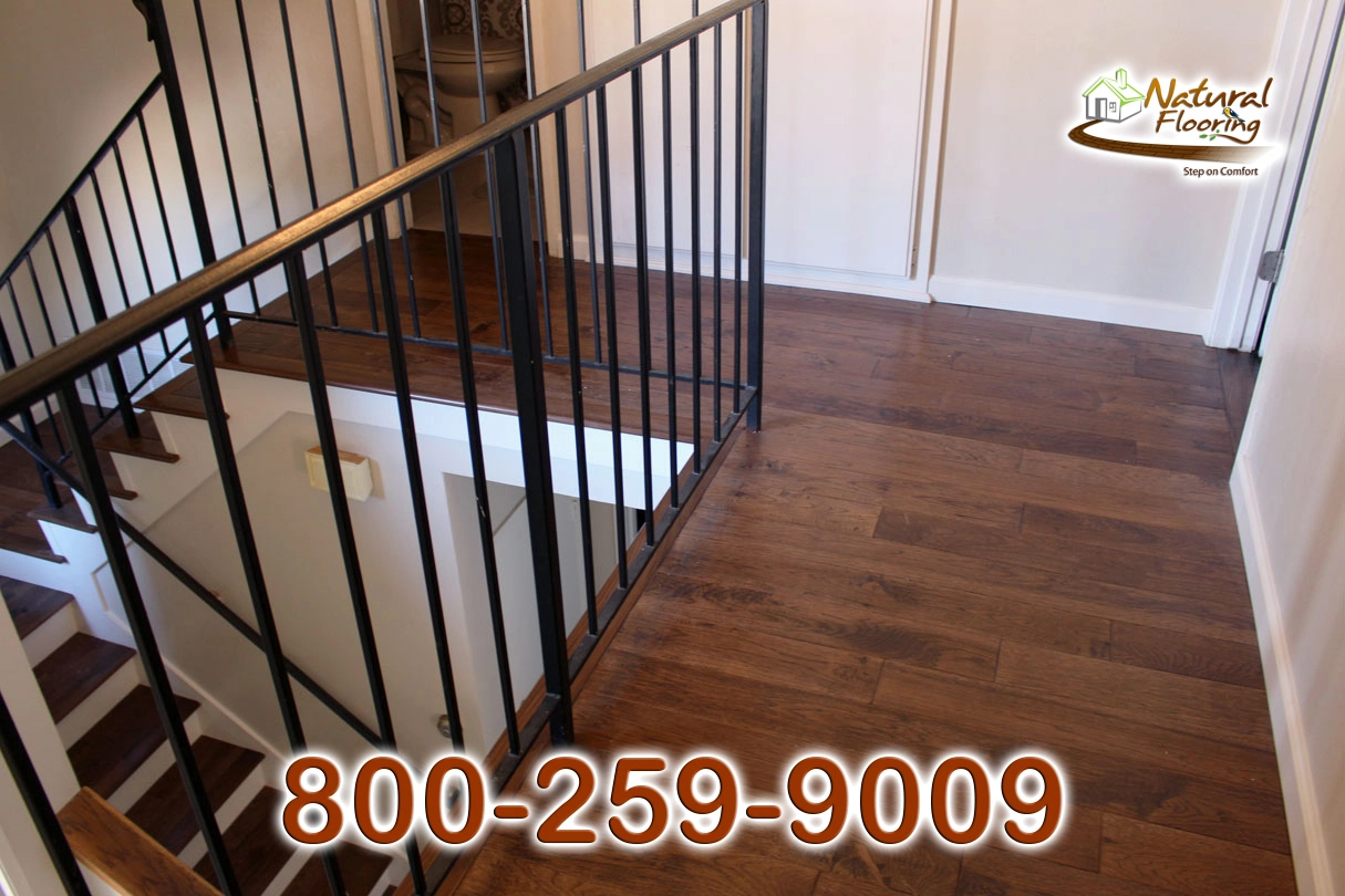 Gunstock Brown Hickory Wood Floor