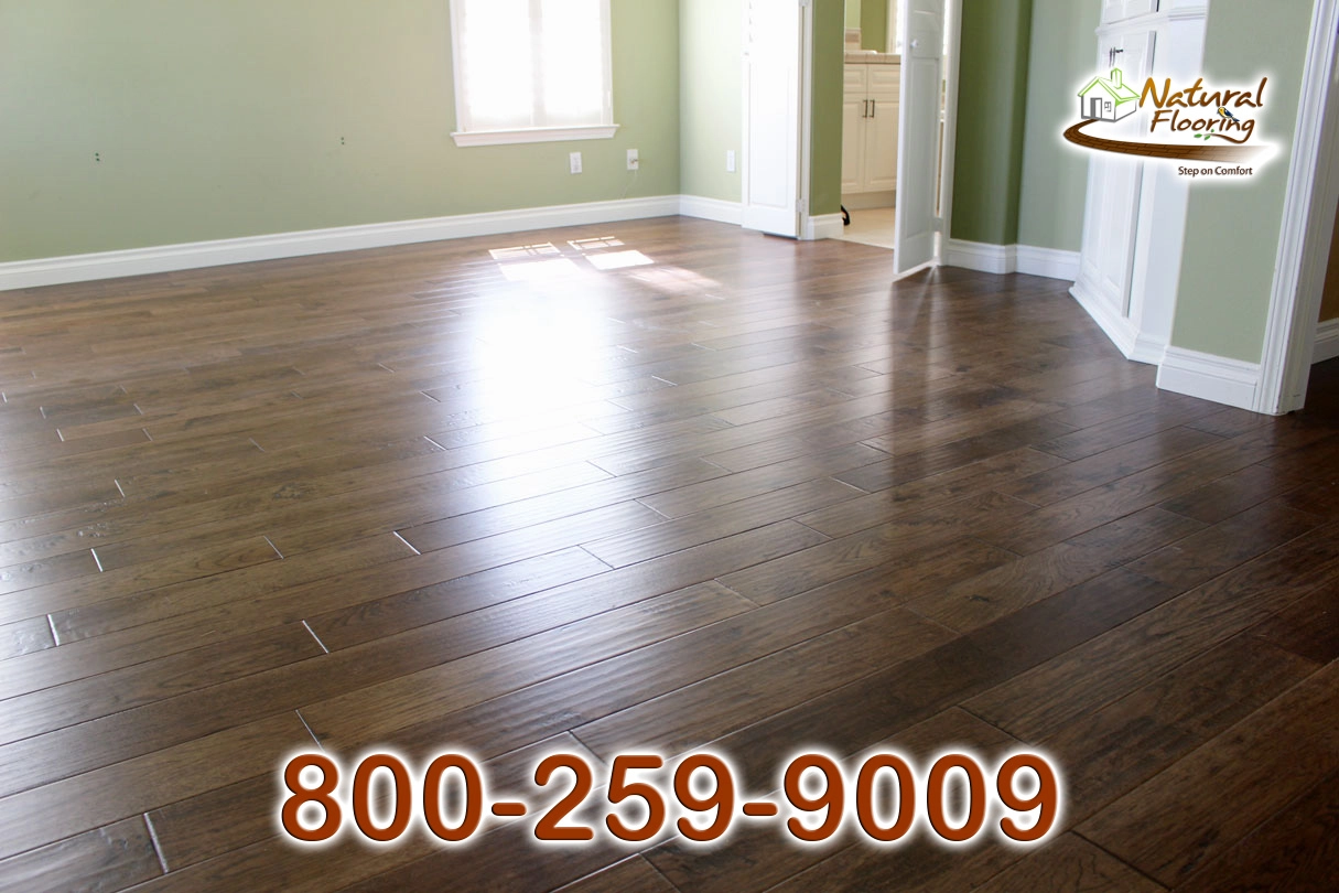 Gunstock Brown Hickory Wood Floor