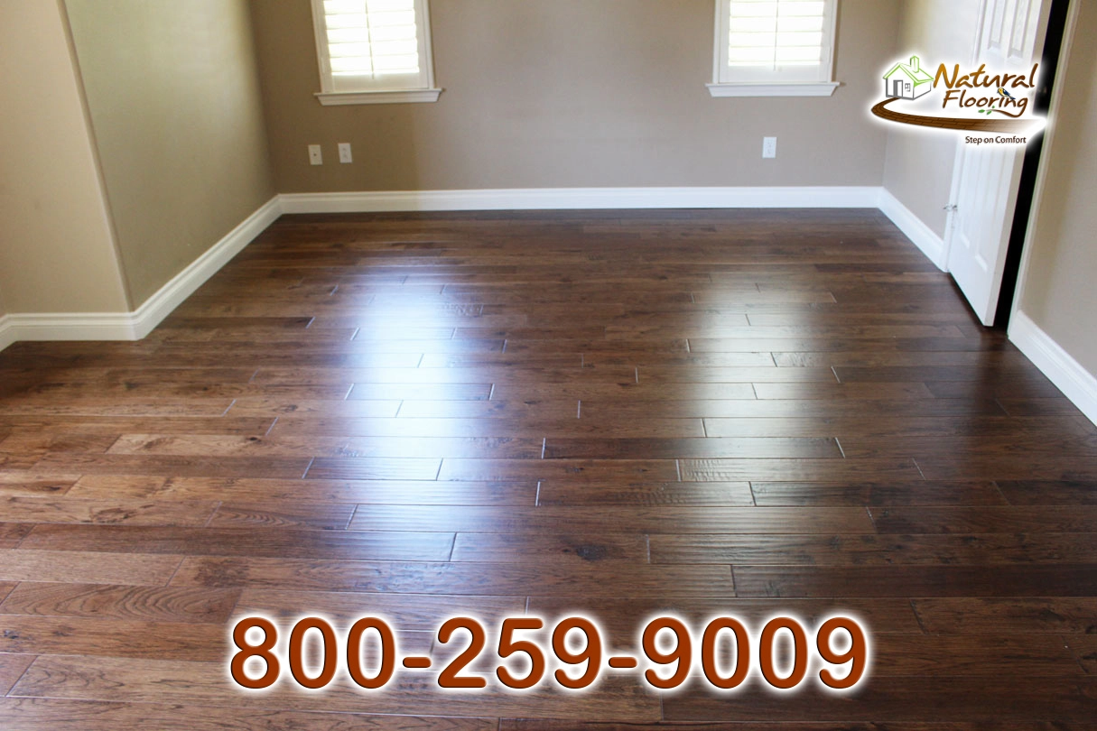 Gunstock Brown Hickory Wood Floor