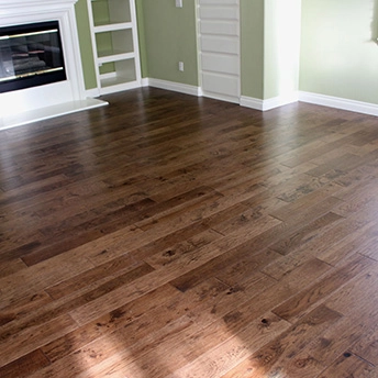 Hickory Gunstock Brown Wood Floor Oasis 12