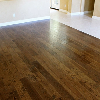 Hickory Gunstock Brown Wood Floor Oasis 13