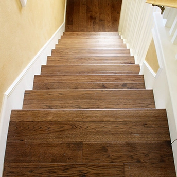 Hickory Gunstock Brown Wood Floor Oasis 19