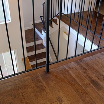 Hickory Gunstock Brown Wood Floor Oasis 24