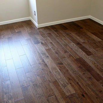 Hickory Gunstock Brown Wood Floor Oasis 4