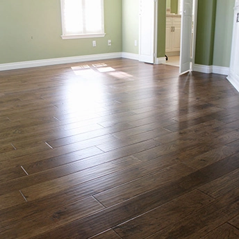 Hickory Gunstock Brown Wood Floor Oasis 6