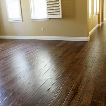 Hickory Gunstock Brown Wood Floor Oasis 7