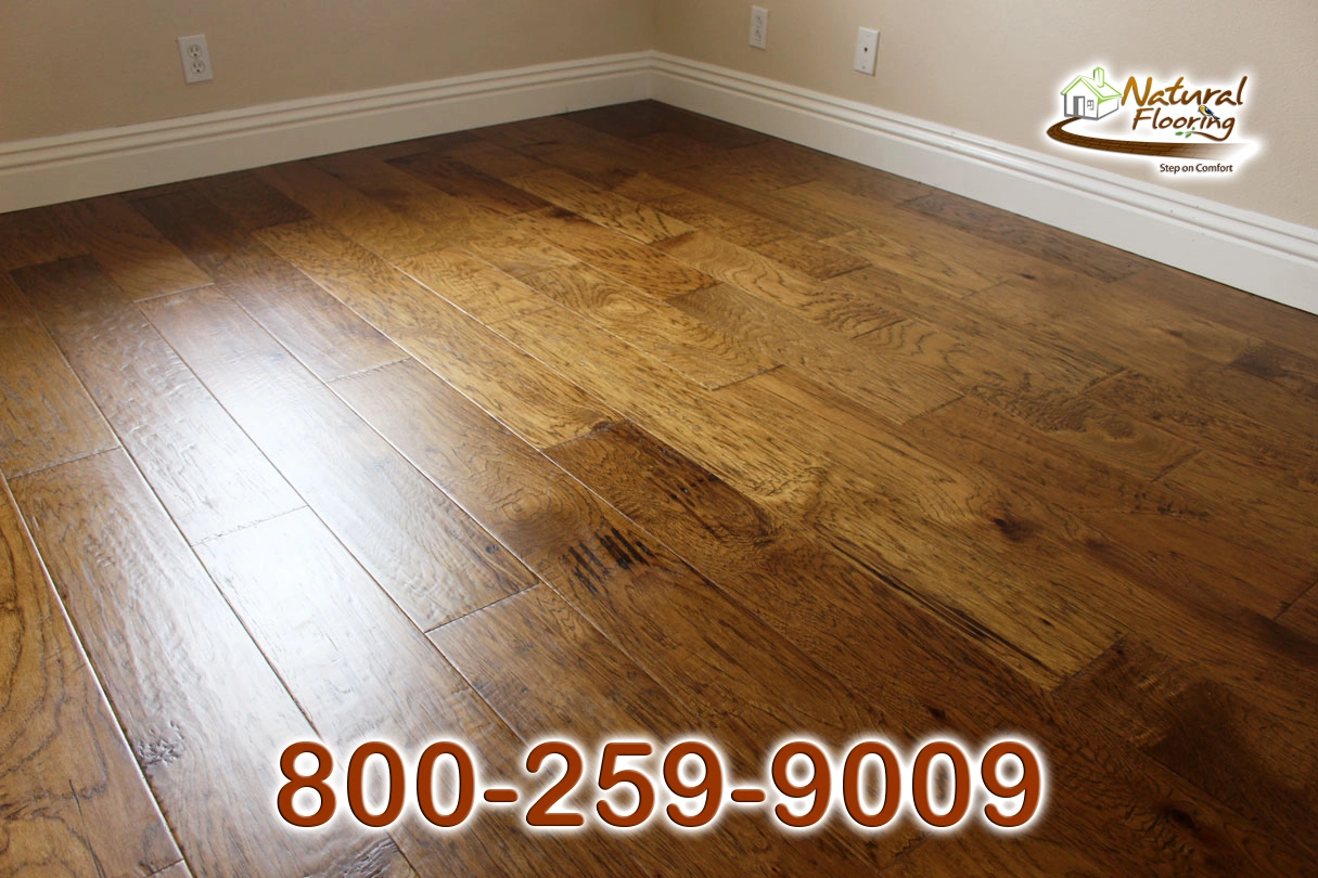 Merlot Hickory Wood Floor