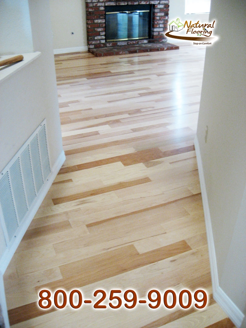 Natural Hickory Wood Floor