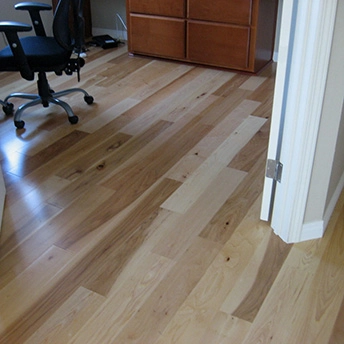 Hickory Natural Smooth Wood Floor Oasis 12