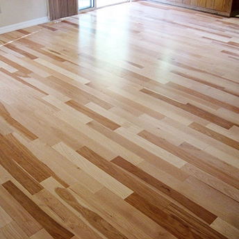 Hickory Natural Smooth Wood Floor Oasis 14