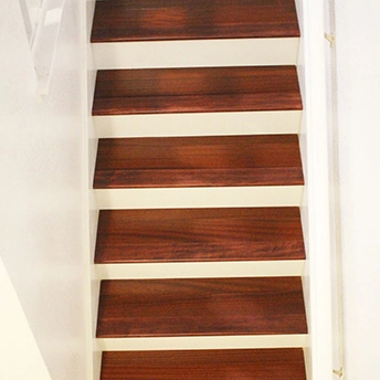Mahogany Africa Engineered Wood Stairs SLCC 3