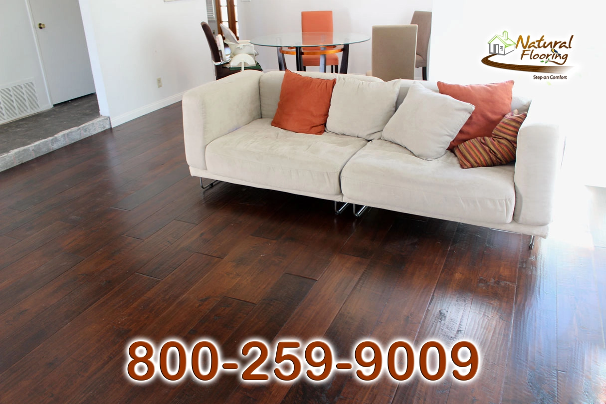 English Pub Smoked Bourbon Maple Wood Floor