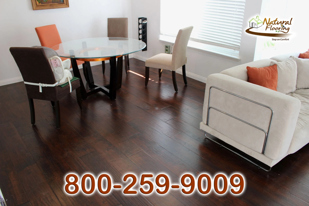 English Pub Smoked Bourbon Maple Wood Floor