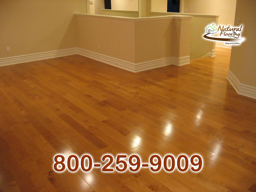 Wheat Maple Smooth Wood Floor