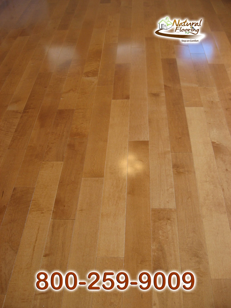 Wheat Maple Smooth Wood Floor