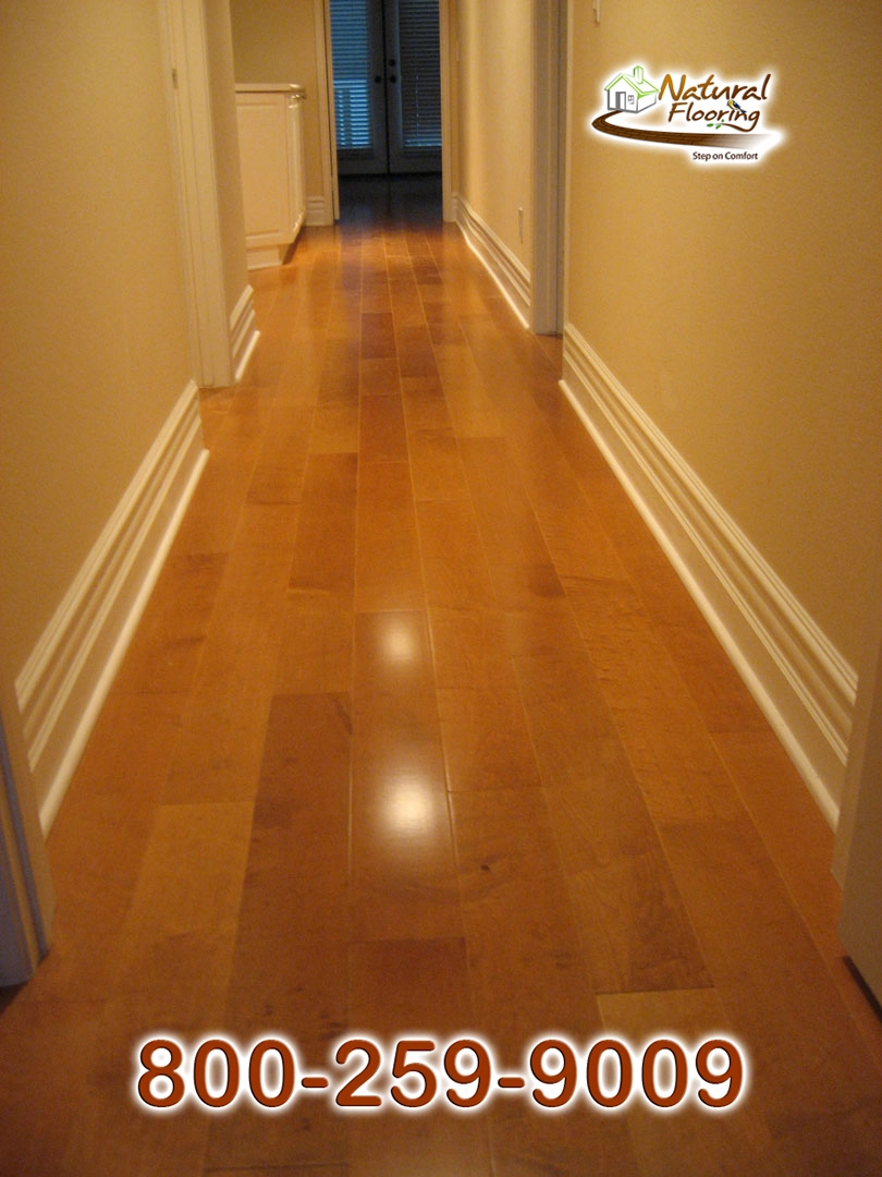 Wheat Maple Smooth Wood Floor