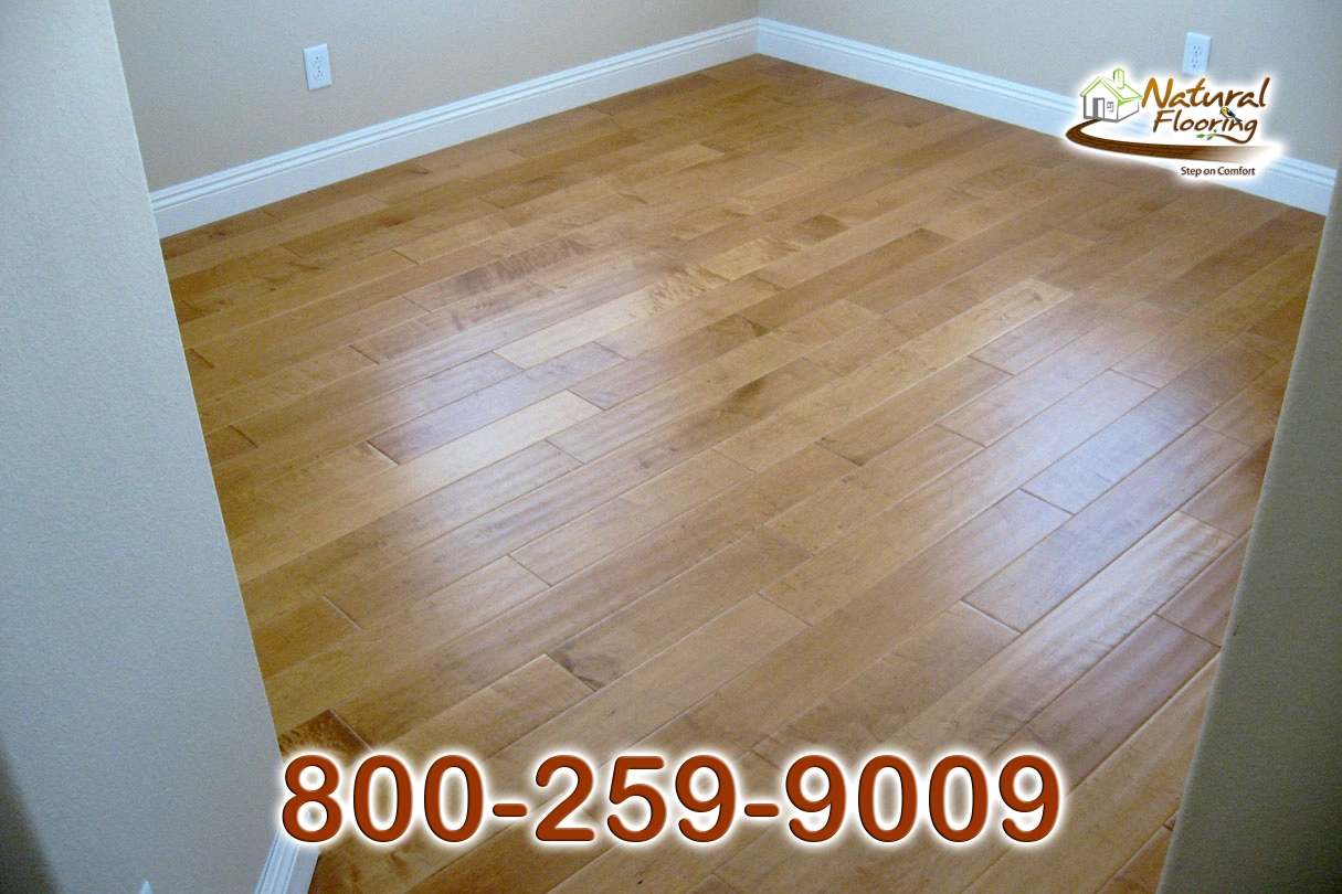 Wheat Maple Handscraaped Wood Floor