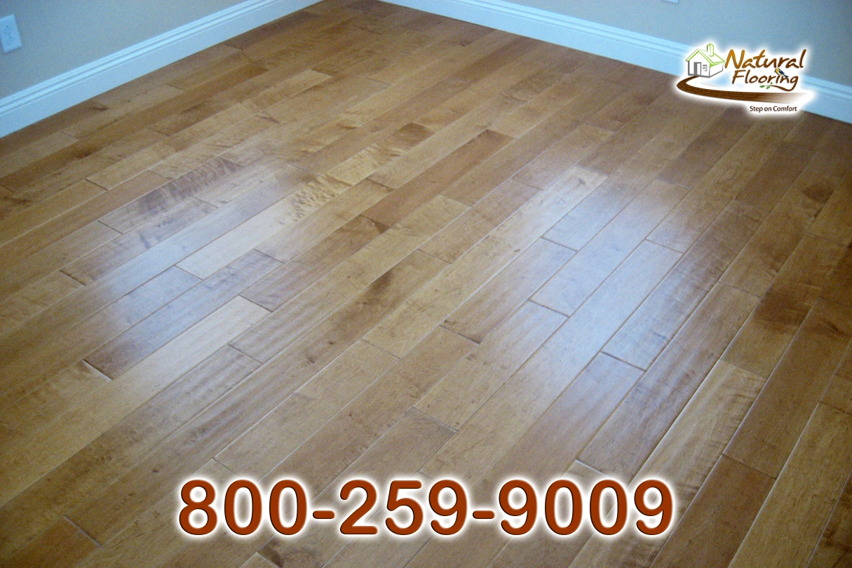 Wheat Maple Handscraaped Wood Floor