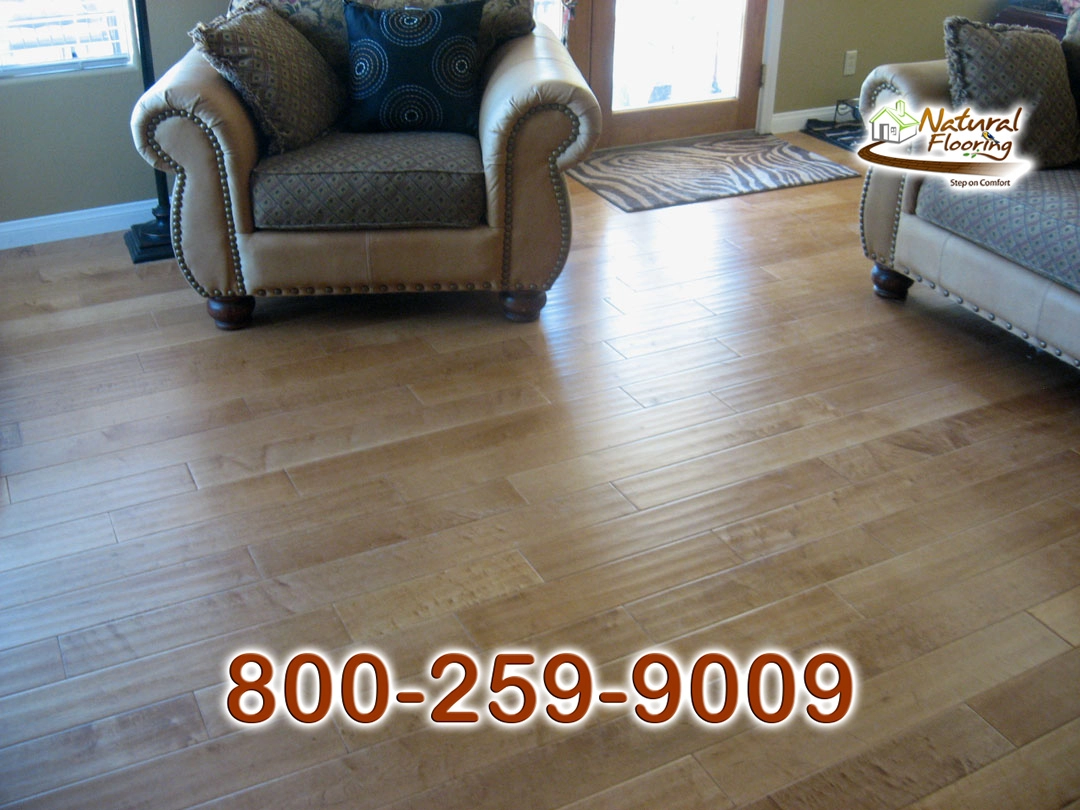 Wheat Maple Handscraaped Wood Floor
