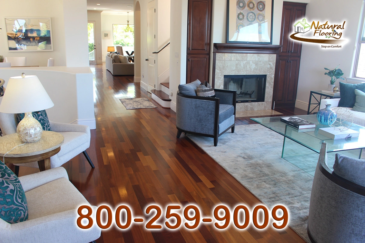 Natural Brazilian Cherry Wood Floor