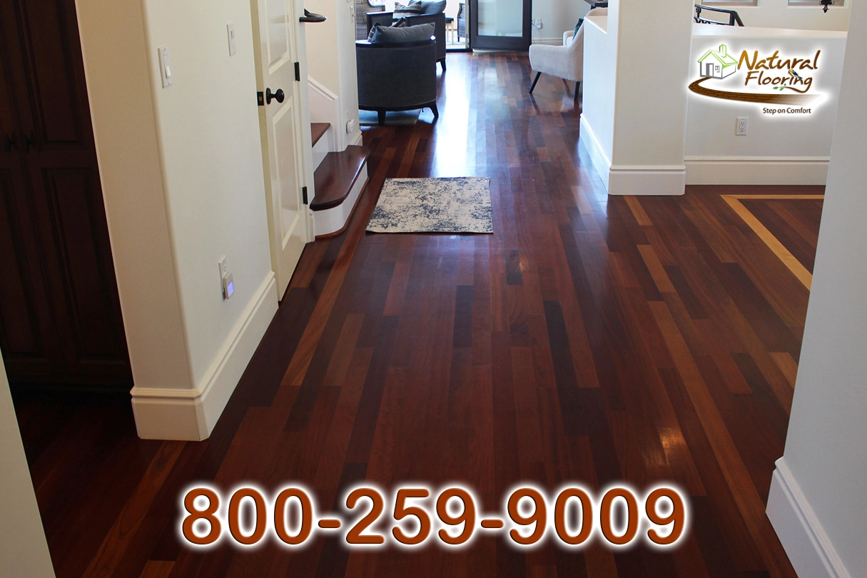 Natural Brazilian Cherry Wood Floor