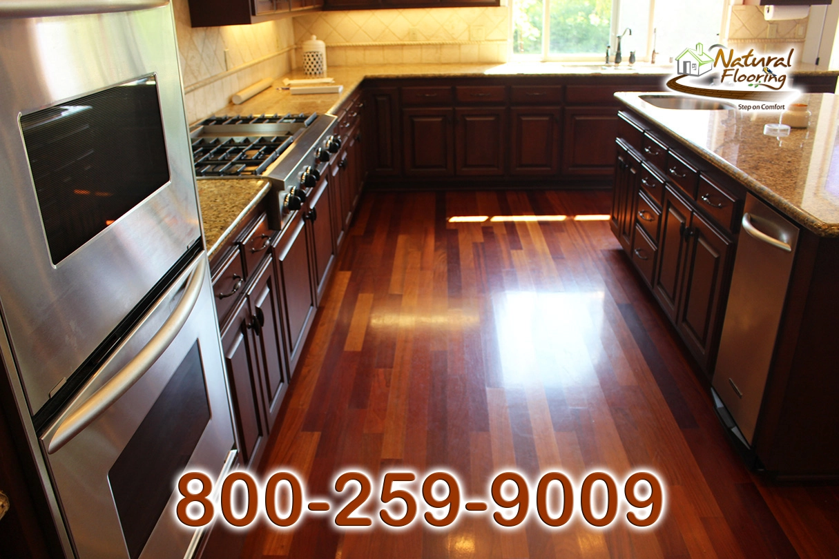 Natural Brazilian Cherry Wood Floor