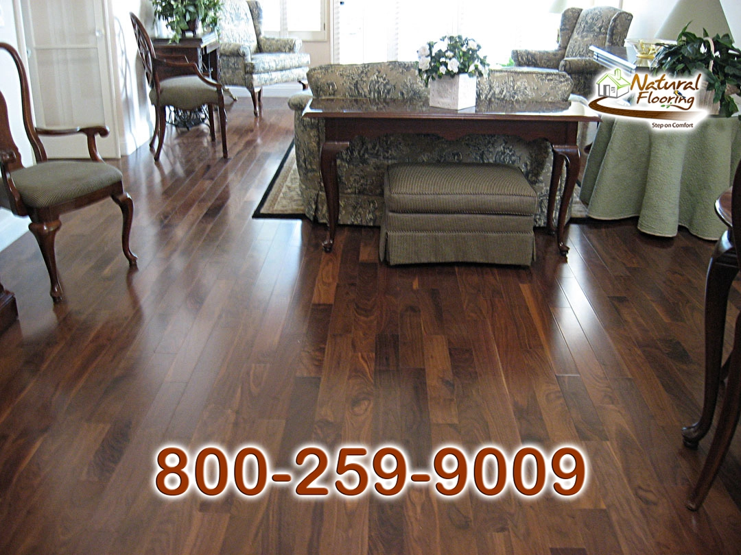 Natural Walnut Smooth Wood Floor