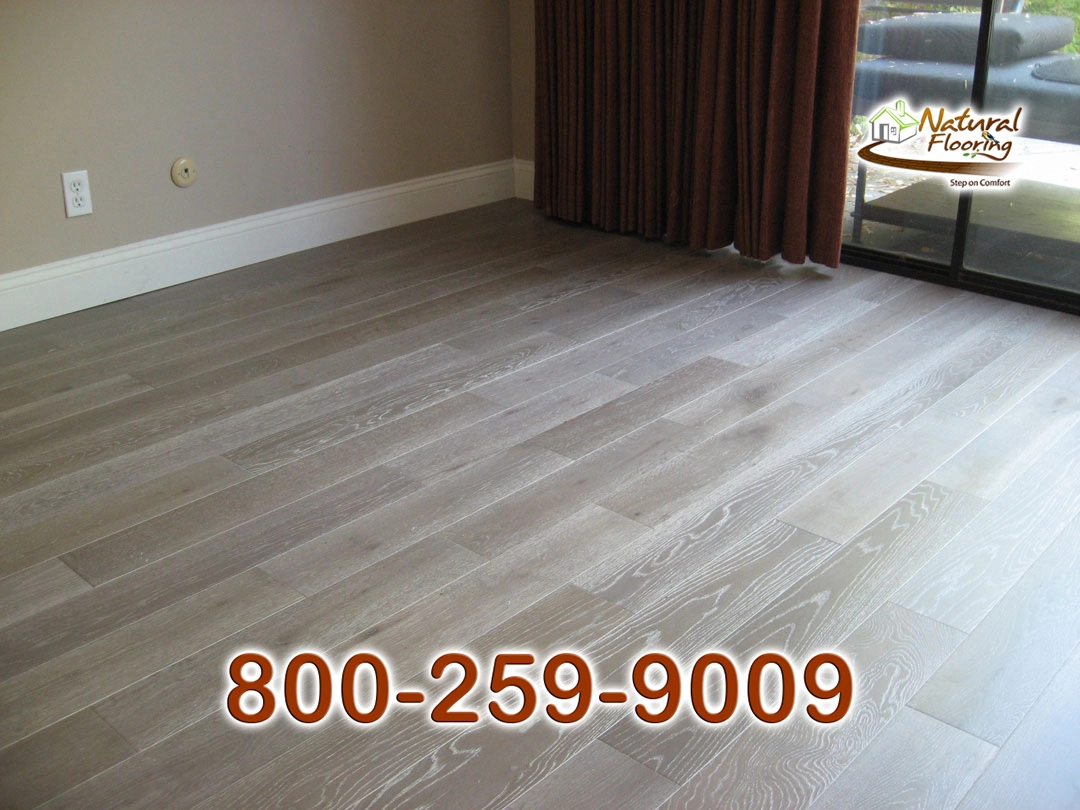 Grey European Oak Wood Floor