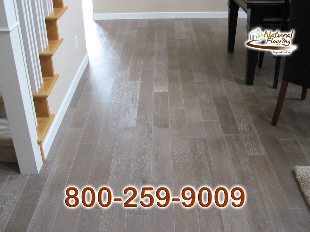 Grey European Oak Wood Floor