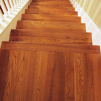 Oak Gunstock Smooth Engineered Wood Stairs Garrison 1
