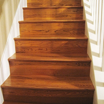 Oak Gunstock Smooth Engineered Wood Stairs Garrison 2