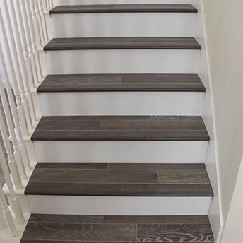 Oak Platnum Engineered Wood Stairs BelAir