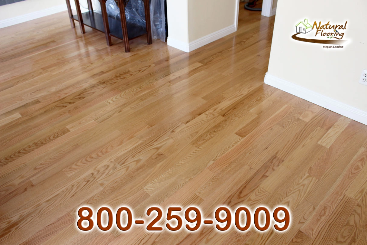 Natural Red Oak Wood Floor